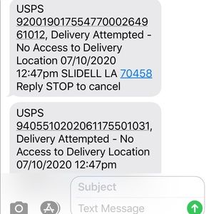 Delivery info